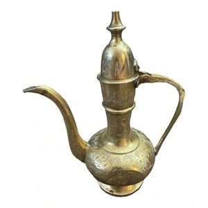 Vintage Brass Tea Kettle
